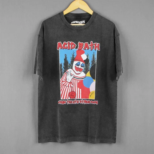 Acid Bath T-Shirt When The Kite String Pops Sludge Heavy Metal eyehategod Men‘s Short Long Sleeves Cotton Printed Tee Shirt