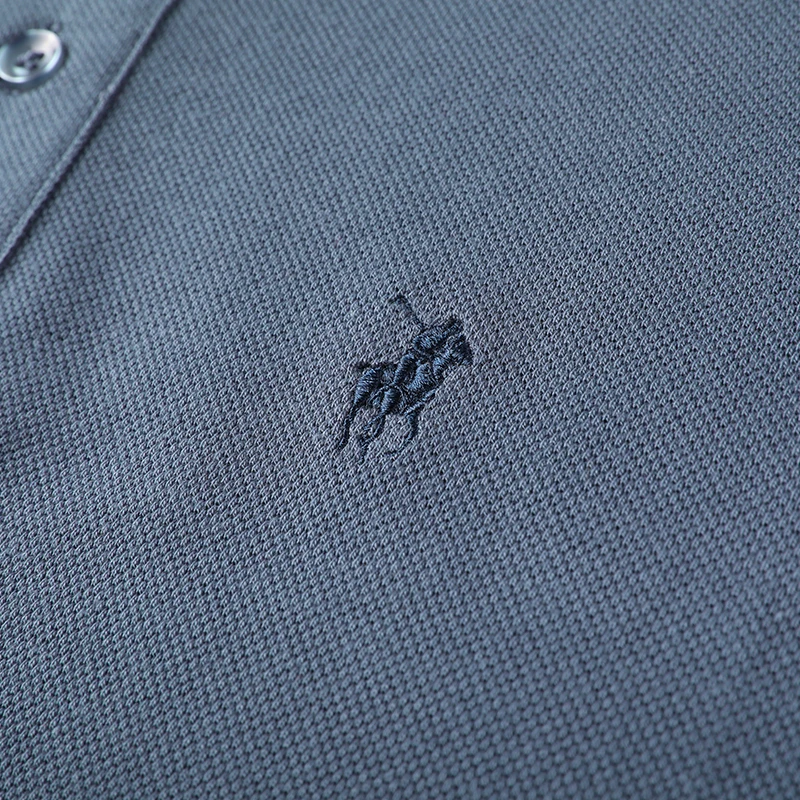 100%cotton Brand Men's Summer Short-Sleeved Polo Shirt Lapel Embroidery Exquisite T-Shirt Leisure Ventilate Fashion Men Clothing - Image 6