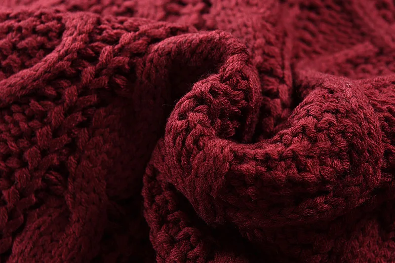 Thickened Cable Knit Men’s Cardigan, Solid Color Mans Knitwear with Stand-Collar, Autumn Causal Sweater for Man and Woman - Image 6